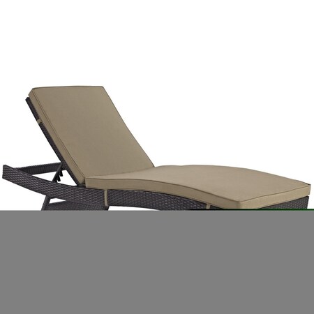 Modway Convene Outdoor Patio Chaise, Espresso Mocha EEI-2179-EXP-MOC
